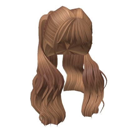 Aesthetic Wavy Caramel Pigtails Roblox Item Rolimon S