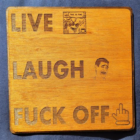 Live Laugh Fuck Off Etsy
