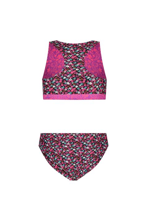 Just Beach Meisjes Bikini Reversibel Bloemen Merkmeisjeskleding Nl