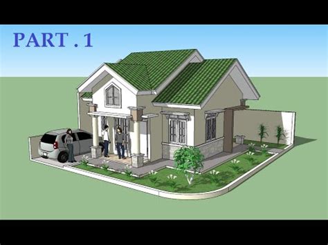 Sketchup tutorial house design PART 1 – Gardening Videos