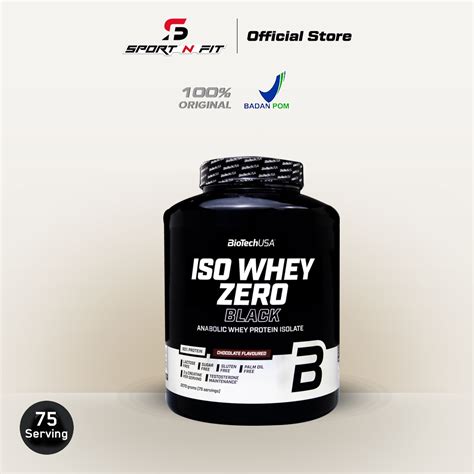 Biotech Iso Whey Zero Black Gram Chocolate Sport N Fit