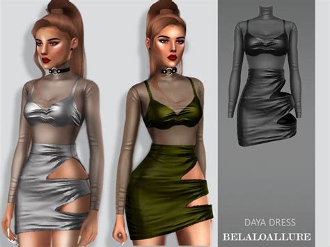 Belal S Belaloallure Daya Dress Sims Sims Mods Clothes Sims