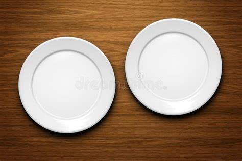 Empty Plate Stock Illustration Illustration Of Brown 46165540