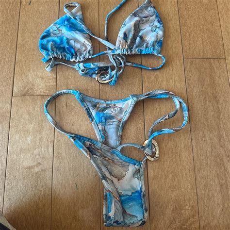 Chateau Des Saints Bikini Sz Small But Runs On The Depop