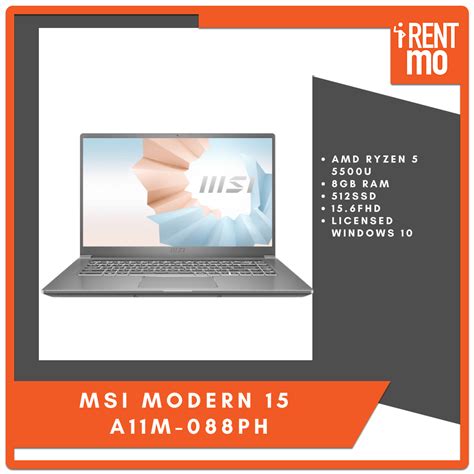 Msi Modern A M Ph Ryzen Buy Rent Pay In Installments