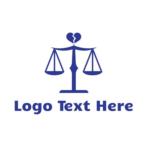 Divorce Lawyer Scales Logo Brandcrowd Logo Maker