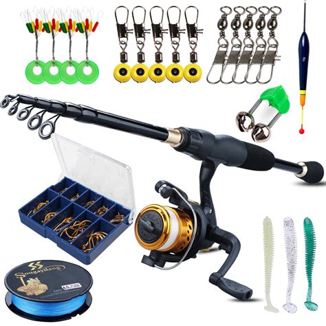 Sougayilang M Fishing Rod Reel Set Joran Pancing Eva Handle Glass