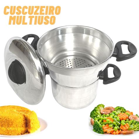 Cuscuzeiro Multiuso Em Panela Para Cuscuz Legumes Verduras