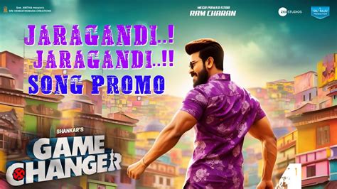 Game Changer First Single Jaragandi Song Promo Ram Charan Kiara