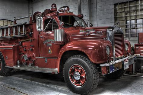 Antique Mack Fire Trucks For Sale - Antique Poster