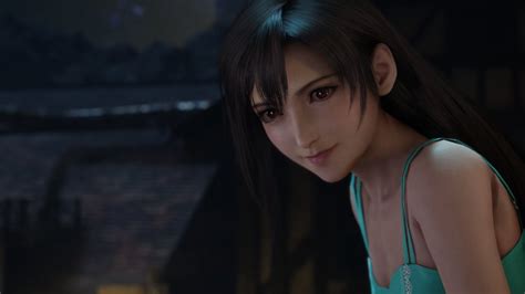 Die Junge Tifa Liebte Sandalen Und Kleider In Ffvii Remake