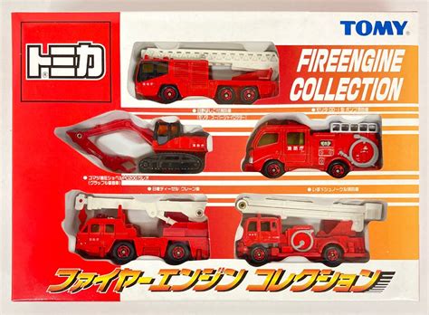 Tomy Tomica Gift Set Made In China Fire Engine Collection Units