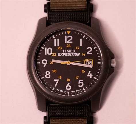 Vintage 90s Military Timex Expedition Indiglo Watch Vintage Radar