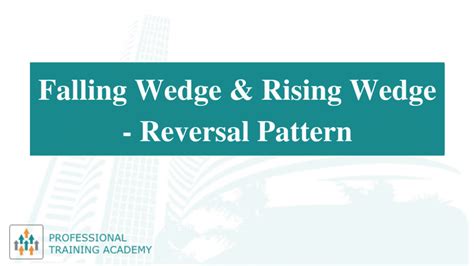 Falling Wedge & Rising Wedge – Reversal Pattern – Online Professional ...