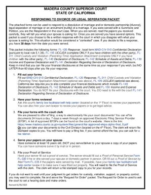 Fillable Online MADERA COUNTY SUPERIOR COURT STATE OF Fax Email