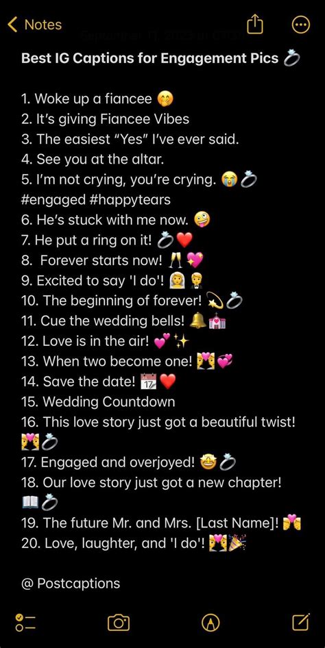 Best Engagement Instagram Captions In 2024 Wedding Captions For