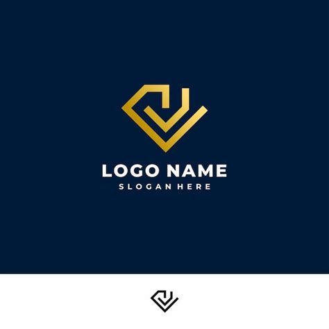 Premium Vector Cv Monogram Logo For Company