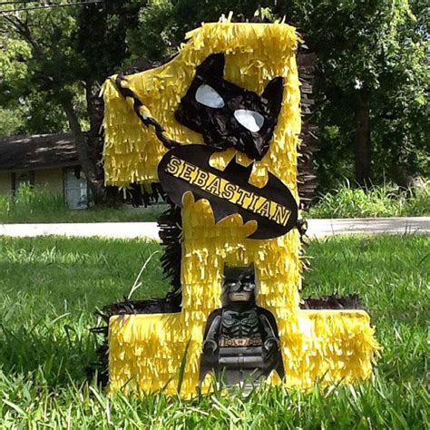 Batman pinata pinata number pinata 2ft number by Mylittlesofy Birthday Pinata, Batman Birthday ...