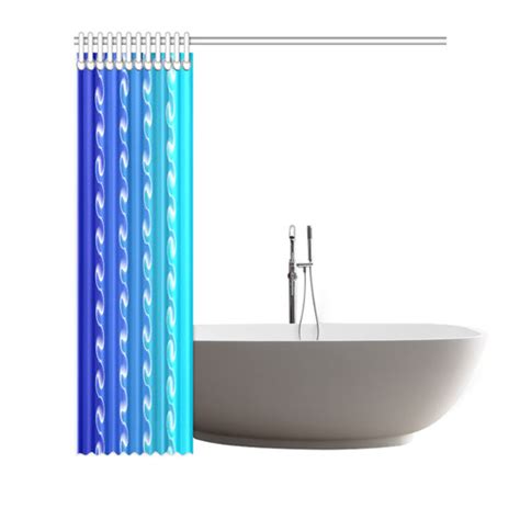 Blue Stripes Shower Curtain 72x72 Id D1071088