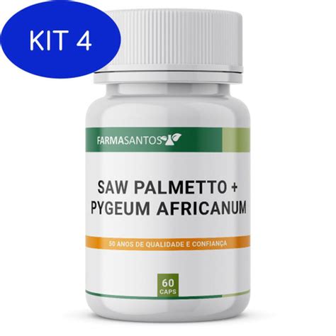 Kit Saw Palmetto E Pygeum Africanum C Psulas No Shoptime