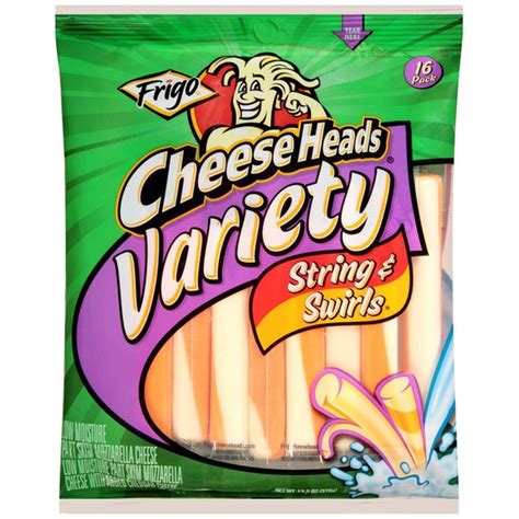 Frigo® Cheese Heads® String And Swirls Variety Pack String Cheese 132