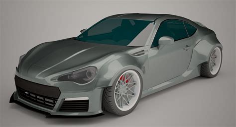 D Asset Game Ready Subaru Brz Rocketbunny Cgtrader