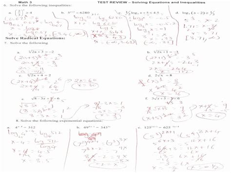 50 solving Logarithmic Equations Worksheet – Chessmuseum Template Library