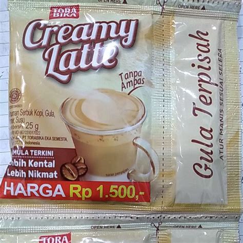 Jual Kopi Tora Bika Torabika Creamy Latte 10 Sct X 25gr 1 Renceng