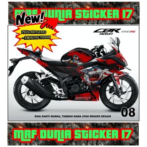 Jual Sticker Decal Cbr R Facelift Full Body Dekal Cbr R Facelift