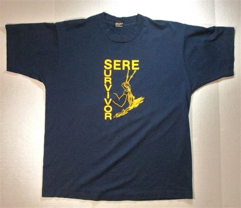 80s Sere Survivor T Shirt Us Navy Military By Jaybrrdswhatnots