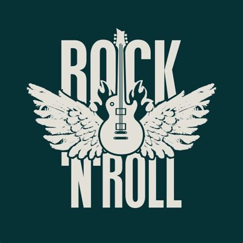 Rock N Roll Royalty Free Vector Image Vectorstock