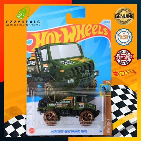 Original Hot Wheels Mercedes Benz Unimog 1300L 2024 HotWheels