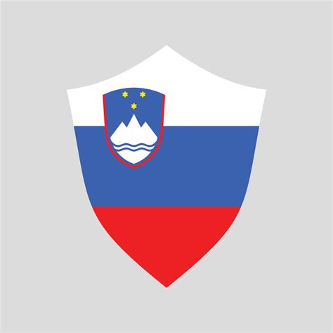 Slovenia Flag in Shield Shape 44770046 Vector Art at Vecteezy