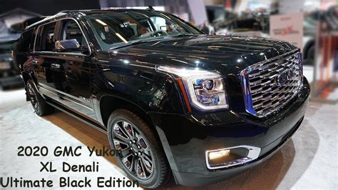 2020 GMC Yukon XL Denali Ultimate Black Edition Exterior And Interior