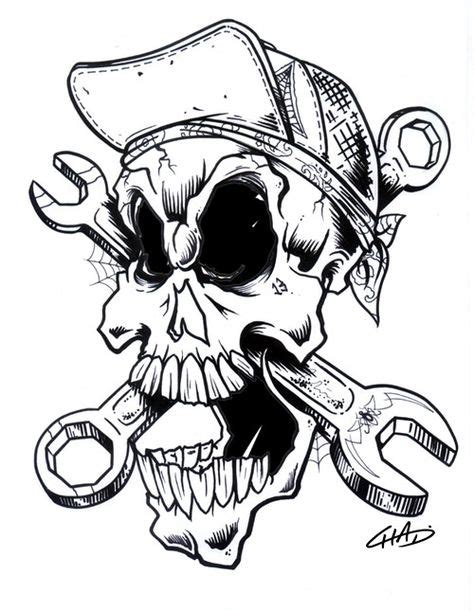 Pin By Brandan Winters On Skulls Mechanic Tattoo Tattoo Drawings