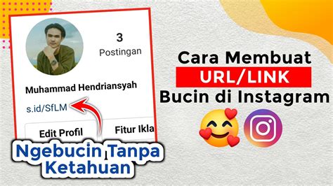 Cara Membuat Link Bucin Di Instagram Trend Tiktok Bio Instagram Bucin