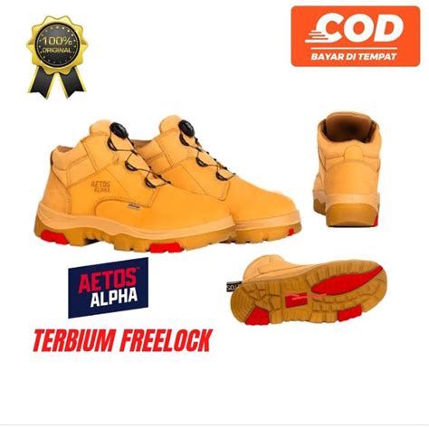 Jual Sepatu Safety Safety Shoes Aetos Alpha Terbium Freelock 819968