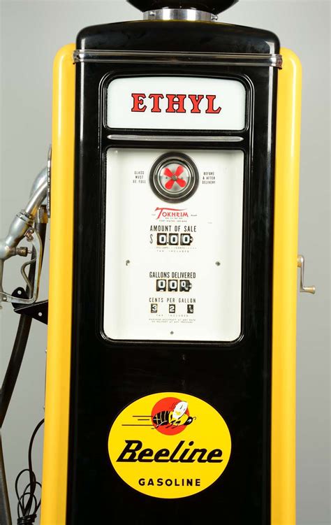 Lot Detail Tall Tokheim Model 39 Gas Pump Restored