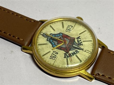 Rare Gilded Kgb Vintage Watch Komandirskie Wostok Gem