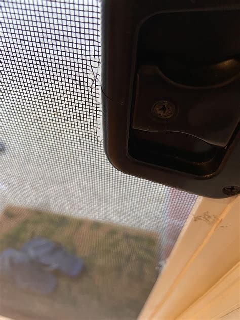 Screen door tearing. Is there a way to fix it? : r/Home
