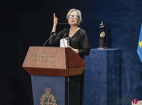 Meryl Streep En Su Discurso En Los Premios Princesa De Asturias 2023