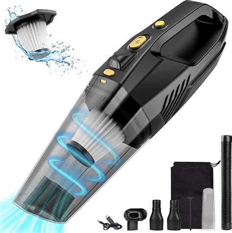 Kelistiny Handheld Vacuum 9000pa Car Vacuum Cleaner Cordless Mini