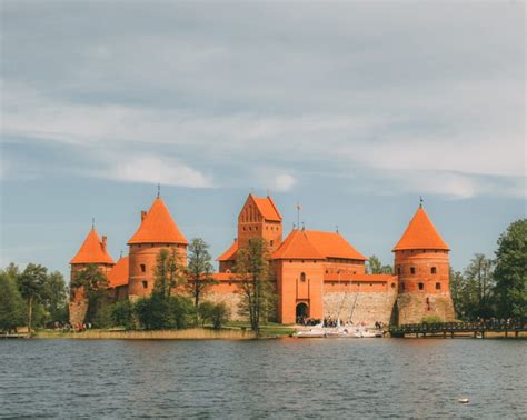 Majestic Trakai castle in Lithuania