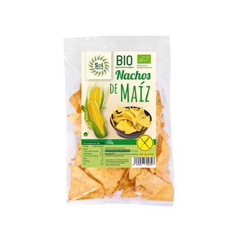 Nachos De Maiz Natural Sin Gluten Bio G Sol Natural