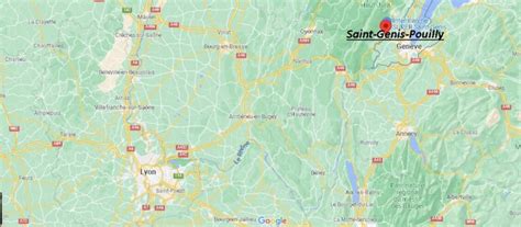 O Se Trouve Saint Genis Pouilly Carte Saint Genis Pouilly O Se Trouve