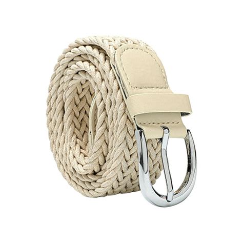 Cbgelrt Elastic Belts For Women Men Adults Canvas Fabric Woven Stretch