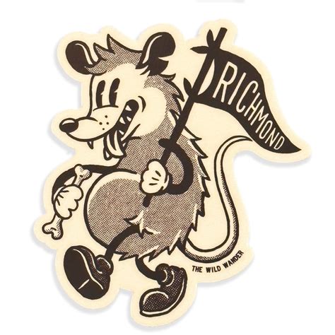 Richmond River Rat Sticker – The Wild Wander