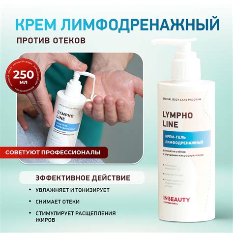 IN2BEAUTY Professional/ Крем для тела увлажняющий LYMPHO LINE для ...