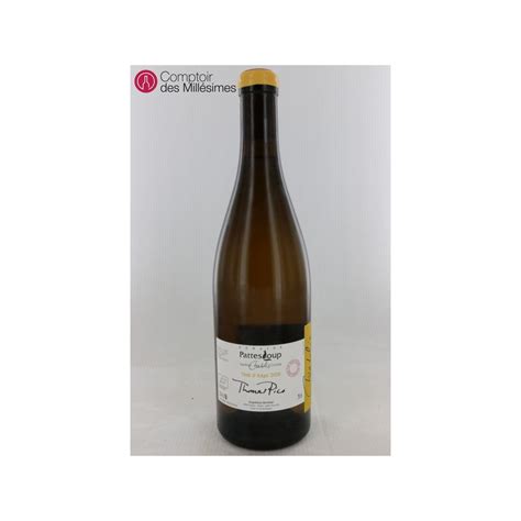 Chablis 2020 Vent D Ange Domaine Pattes Loup Thomas Pico