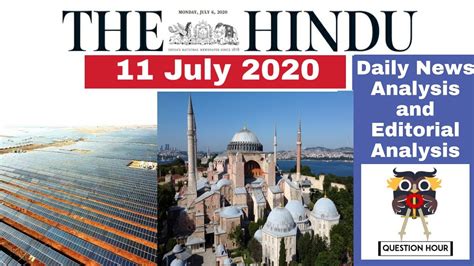 The Hindu News July The Hindu Newspaper Analysis Editorial